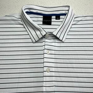 Dunning Golf Striped Performance Polo Men’s Large